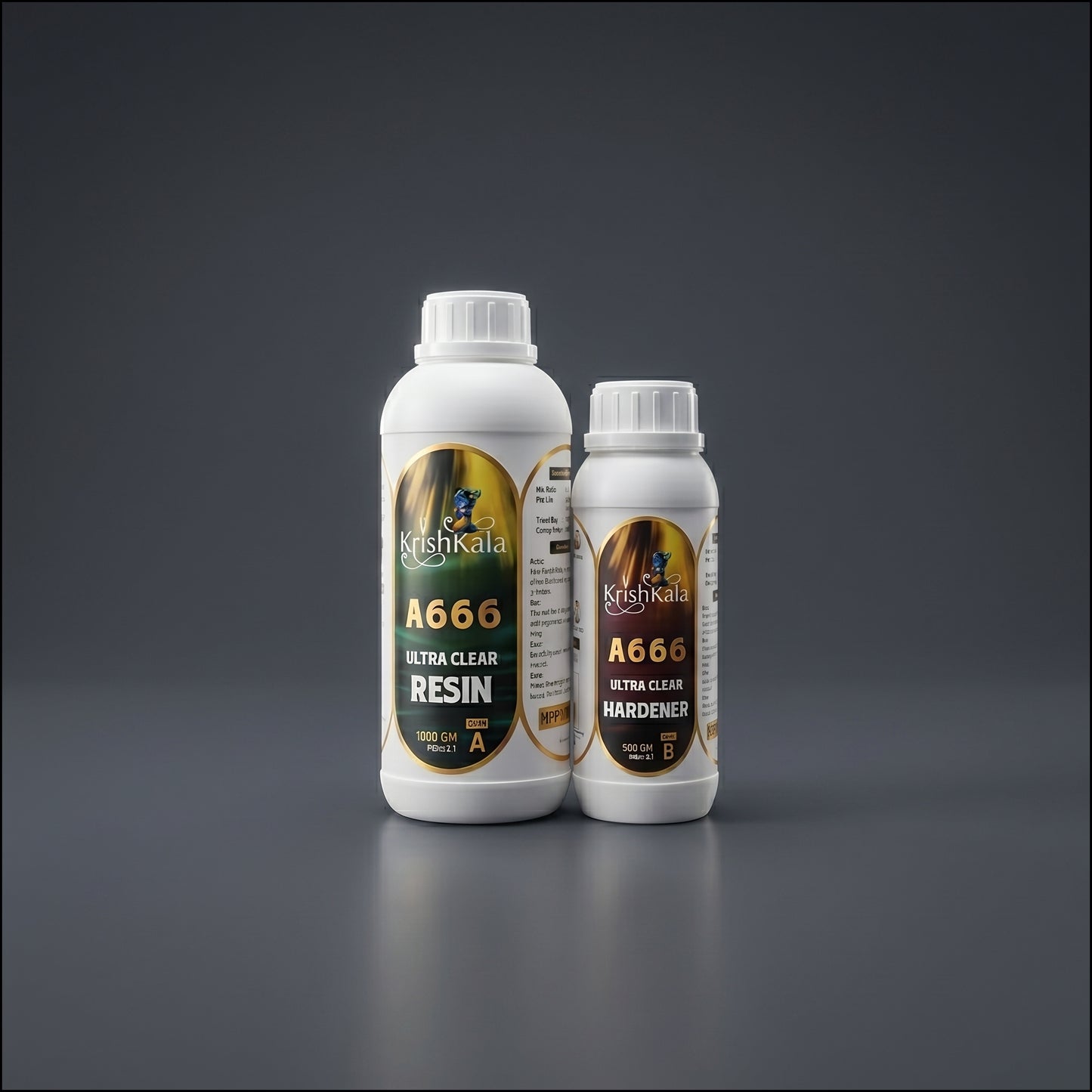 Krishkala Premium Crystal Clear Epoxy Resin Kit