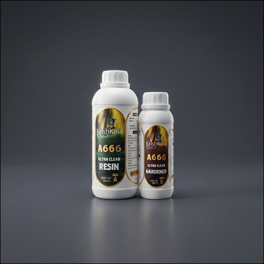 Krishkala Premium Crystal Clear Epoxy Resin Kit