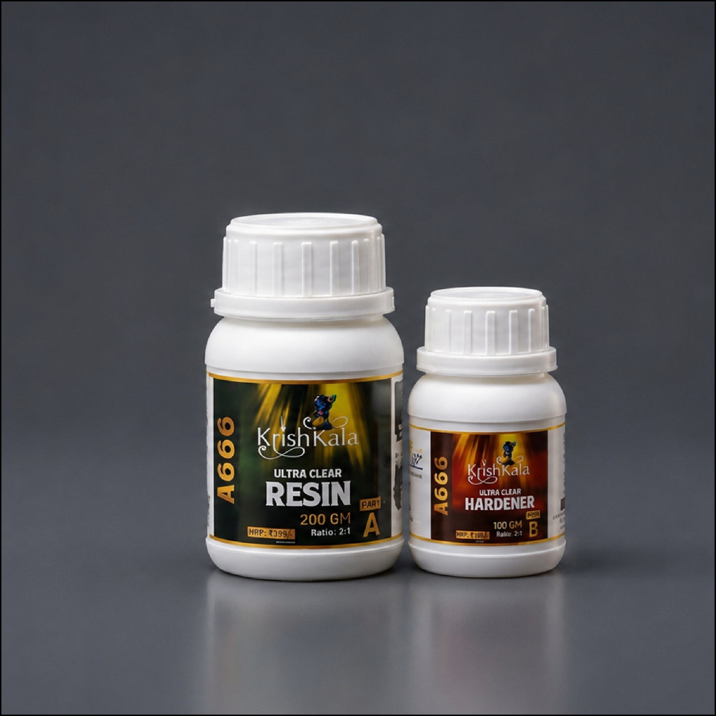 Krishkala Premium Crystal Clear Epoxy Resin Kit