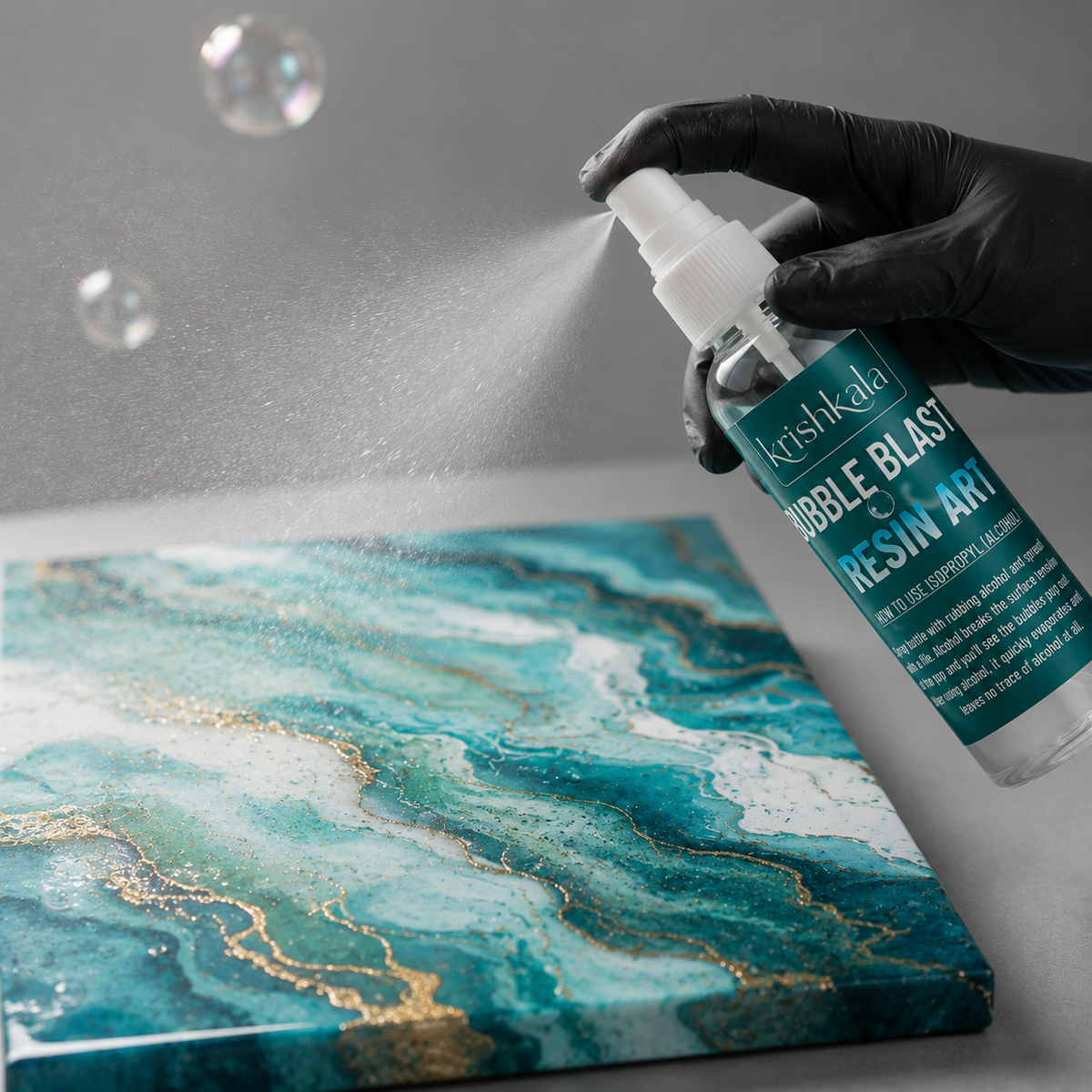 Bubble Blaster Isopropyl Alcohol 50ml Spray for Resin Art